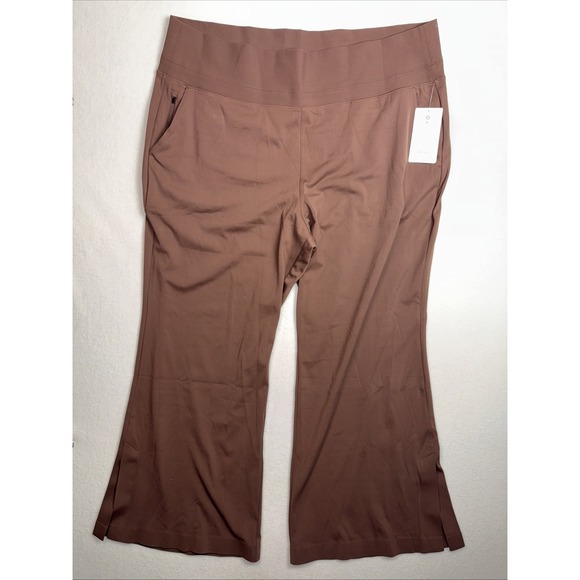 ATHLETA Venice Wide Leg High Rise Pant | Chocolate Brown Women's 3X #982868 NWT - Picture 1 of 7
